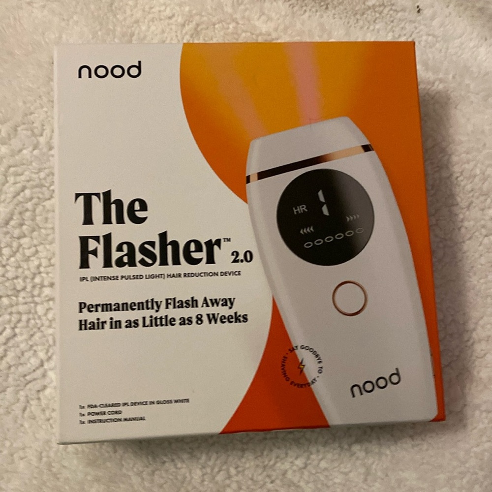 Flasher 2.0 by Nood, IPL Laser Hair Removal Device Pain-free and Permanent